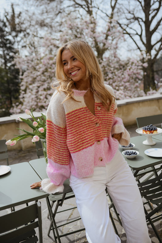 Pink Amren Cardigan