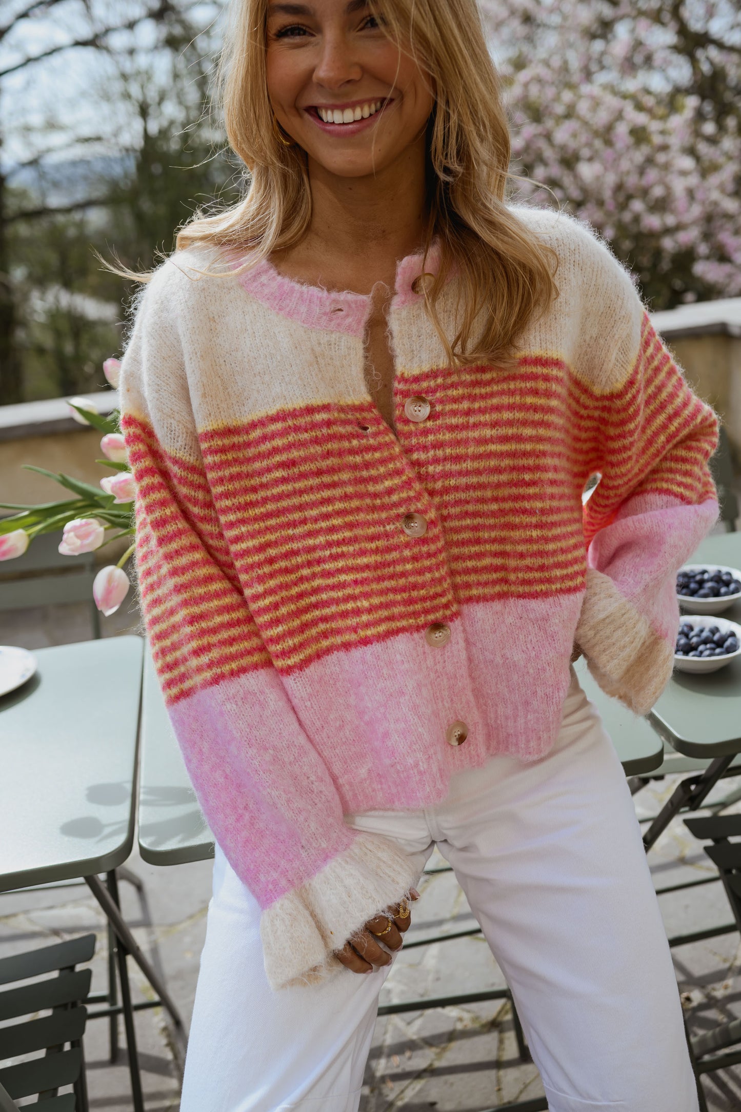 Pink Amren Cardigan