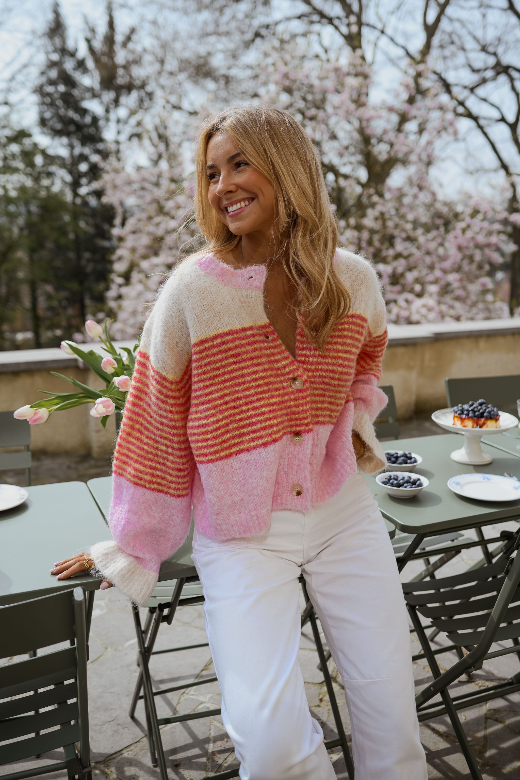 Pink Amren Cardigan