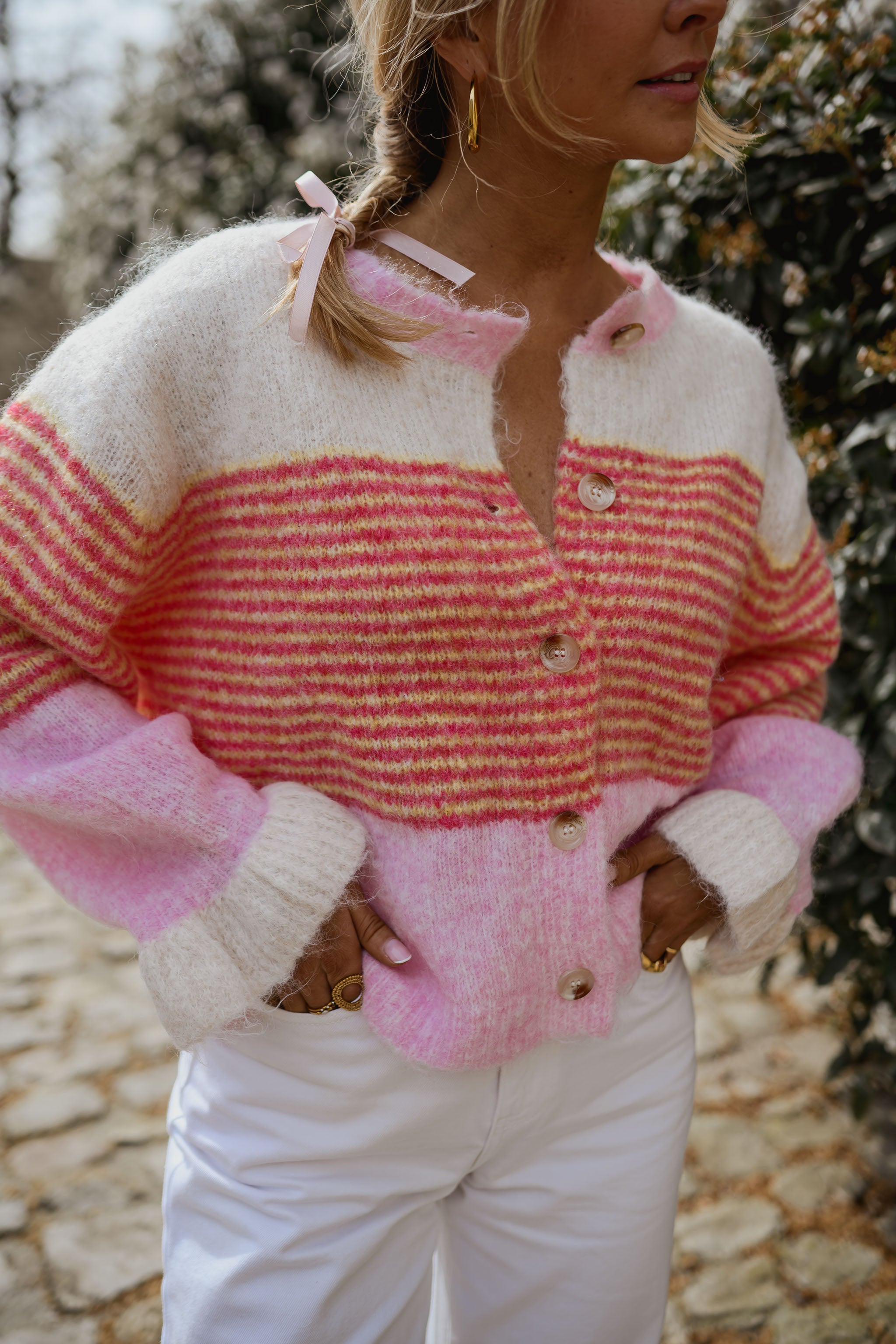 Pink Amren Cardigan