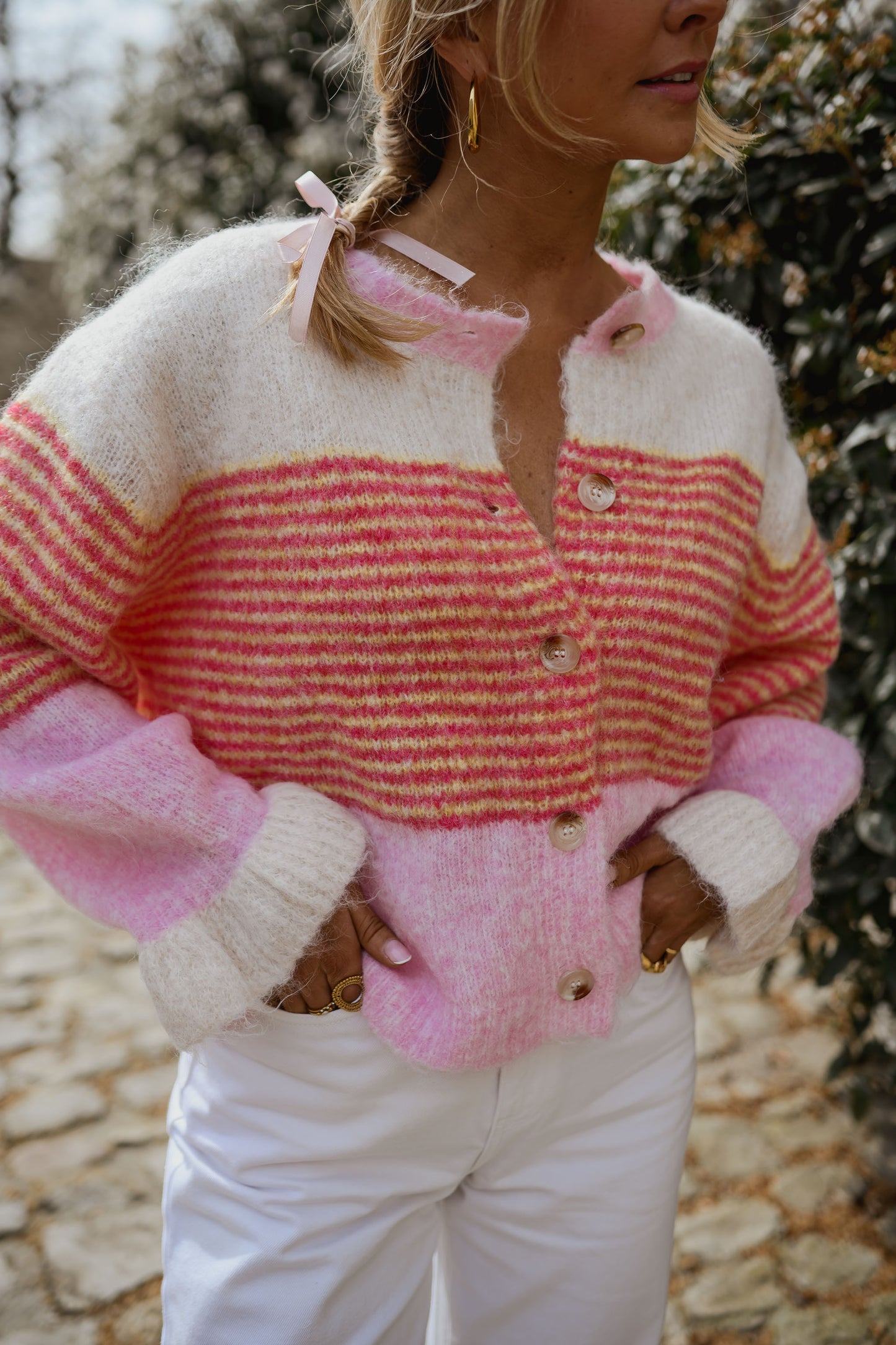 Pink Amren Cardigan