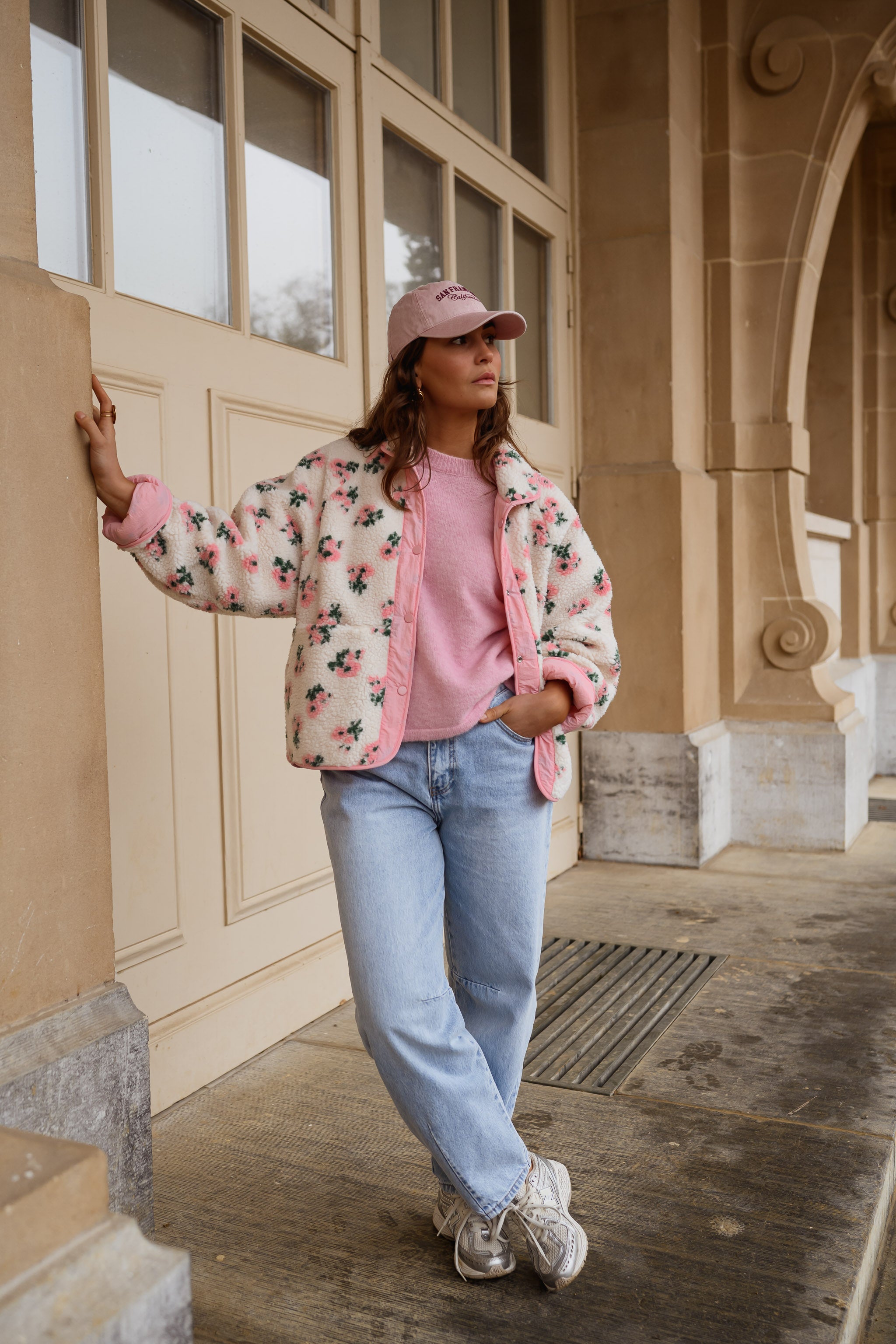 Pink and Ecru Martina Jacket