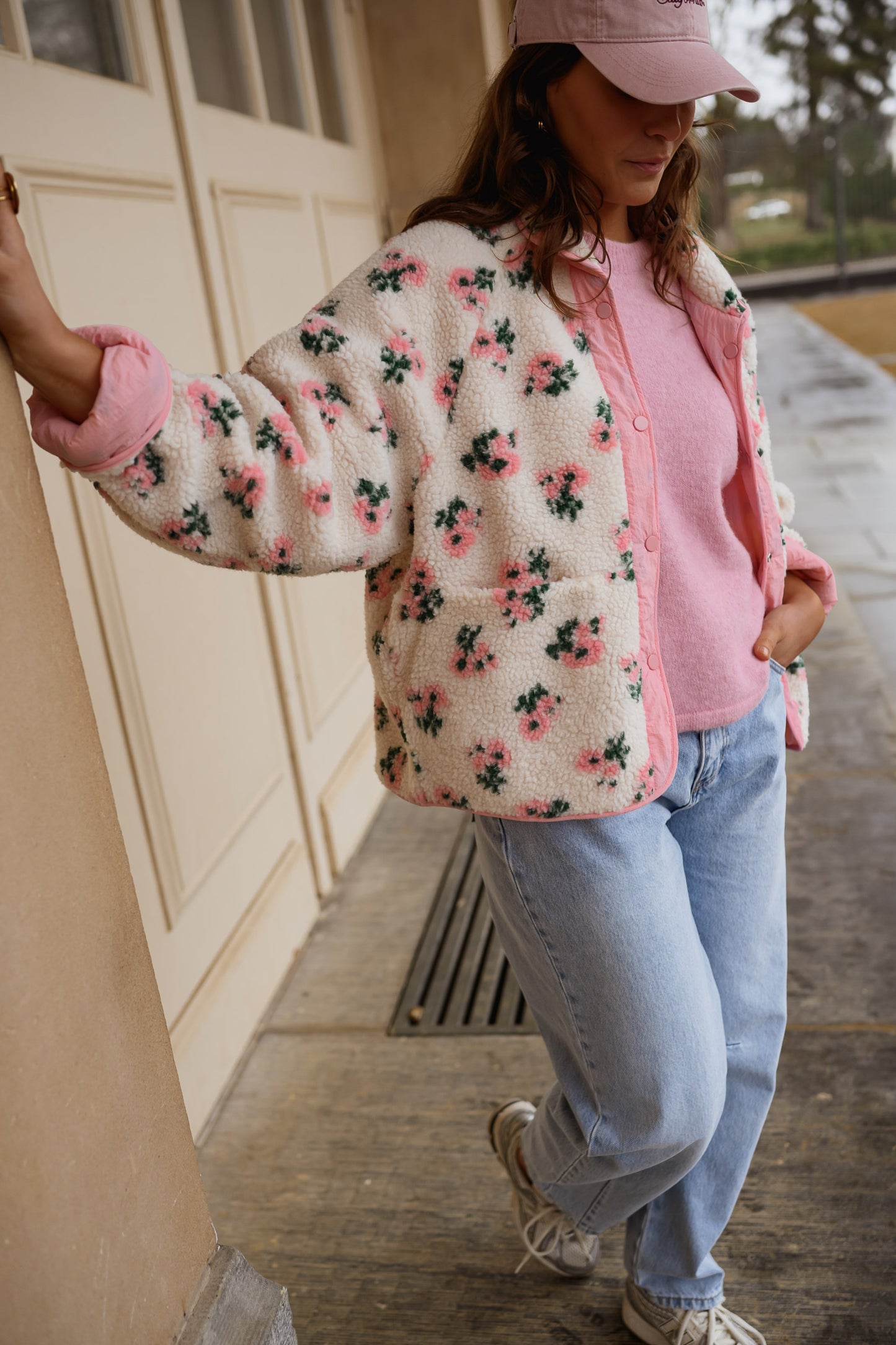 Pink and Ecru Martina Jacket