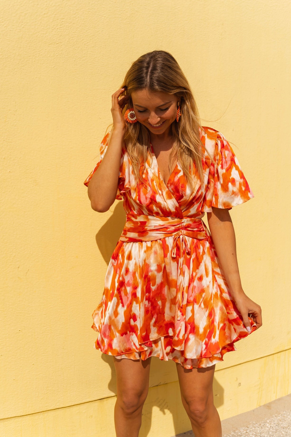 Pink and Orange Ophelie Dress