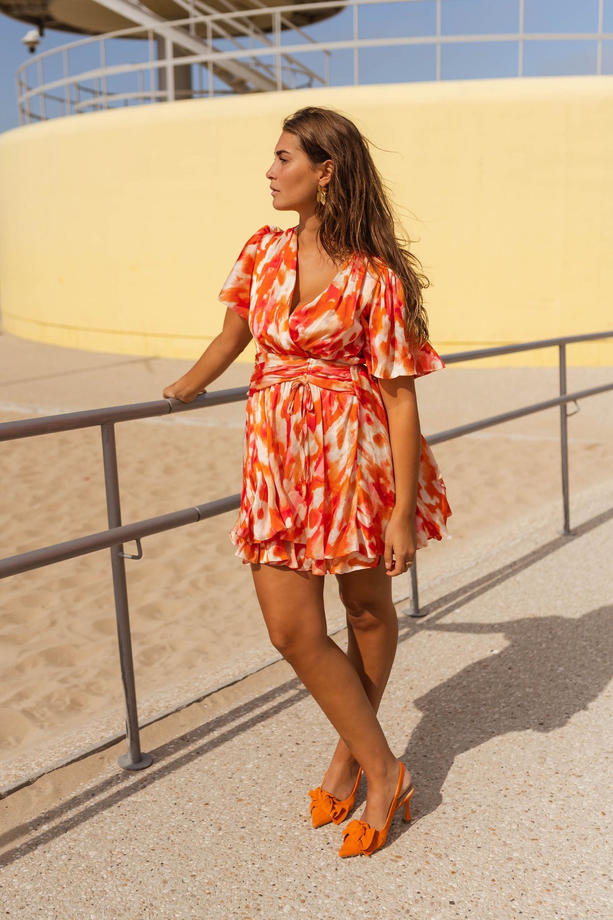 Pink and Orange Ophelie Dress