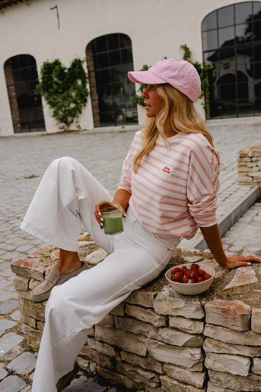 Pink Striped Dalti T-Shirt