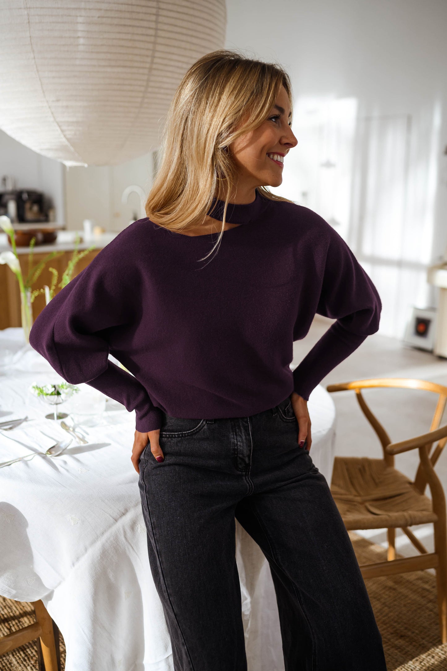 Plum Aiko Sweater