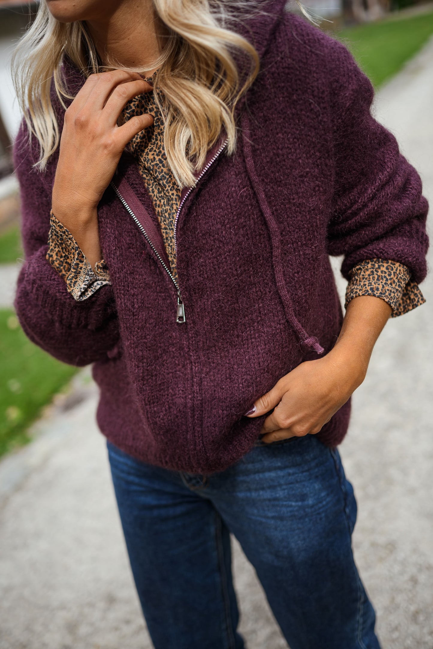 Plum Jayde Cardigan