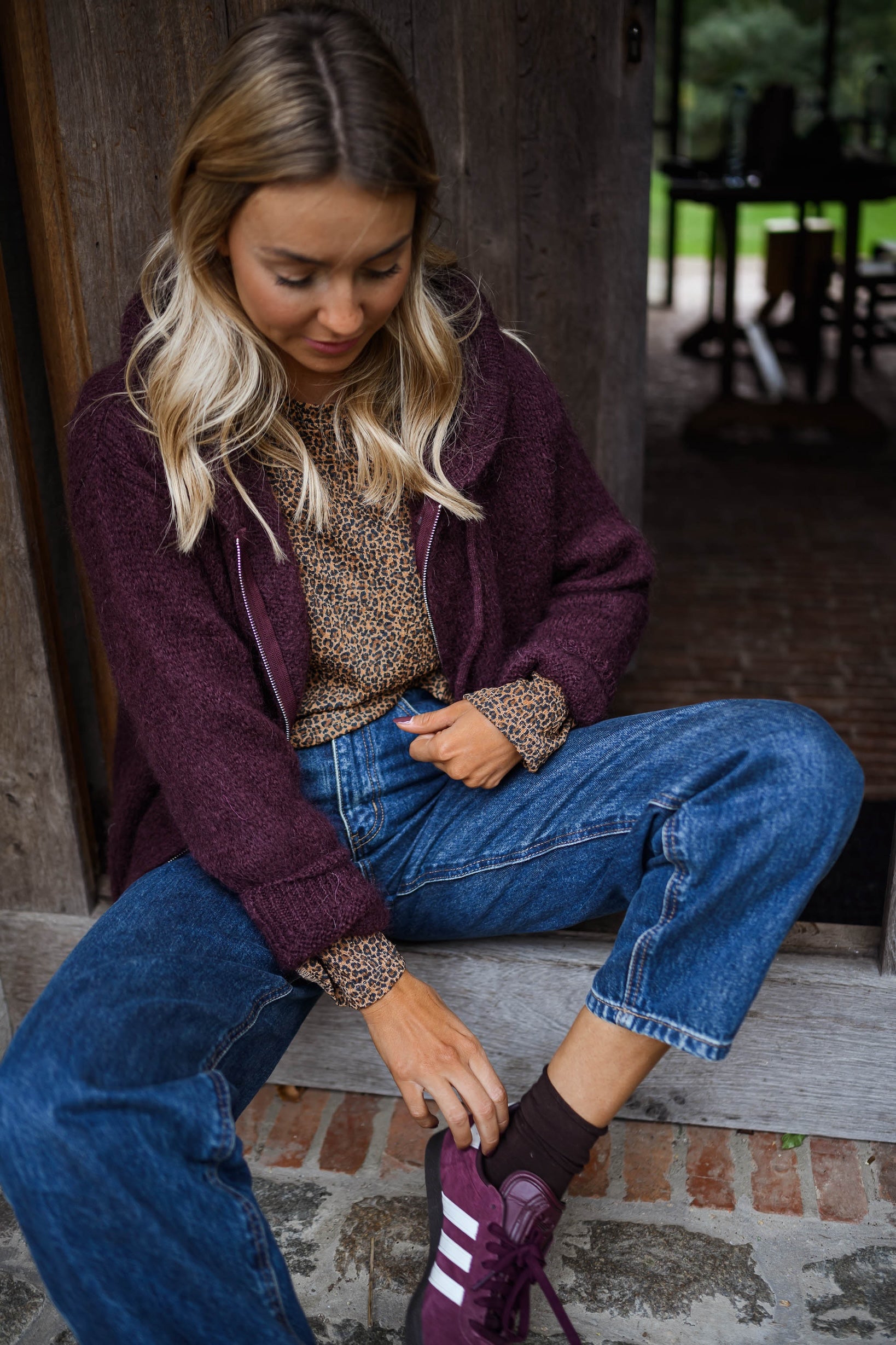 Plum Jayde Cardigan