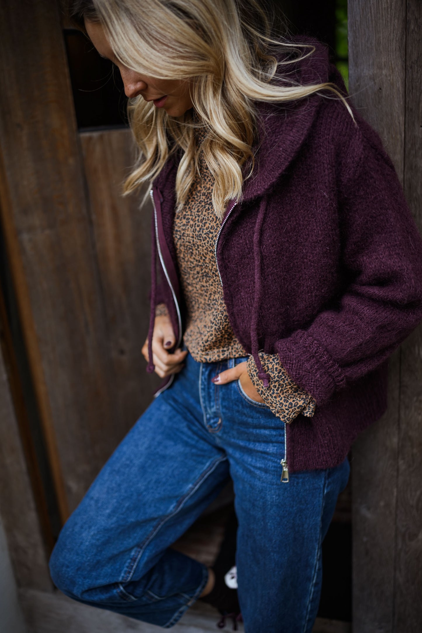 Plum Jayde Cardigan