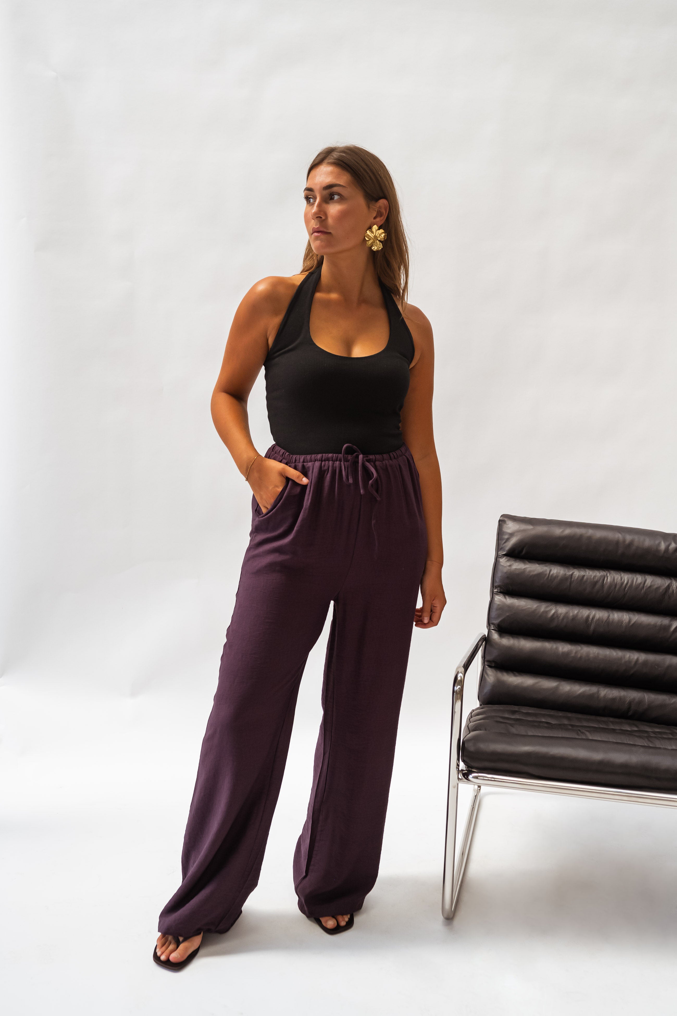 Purple Chase Pants