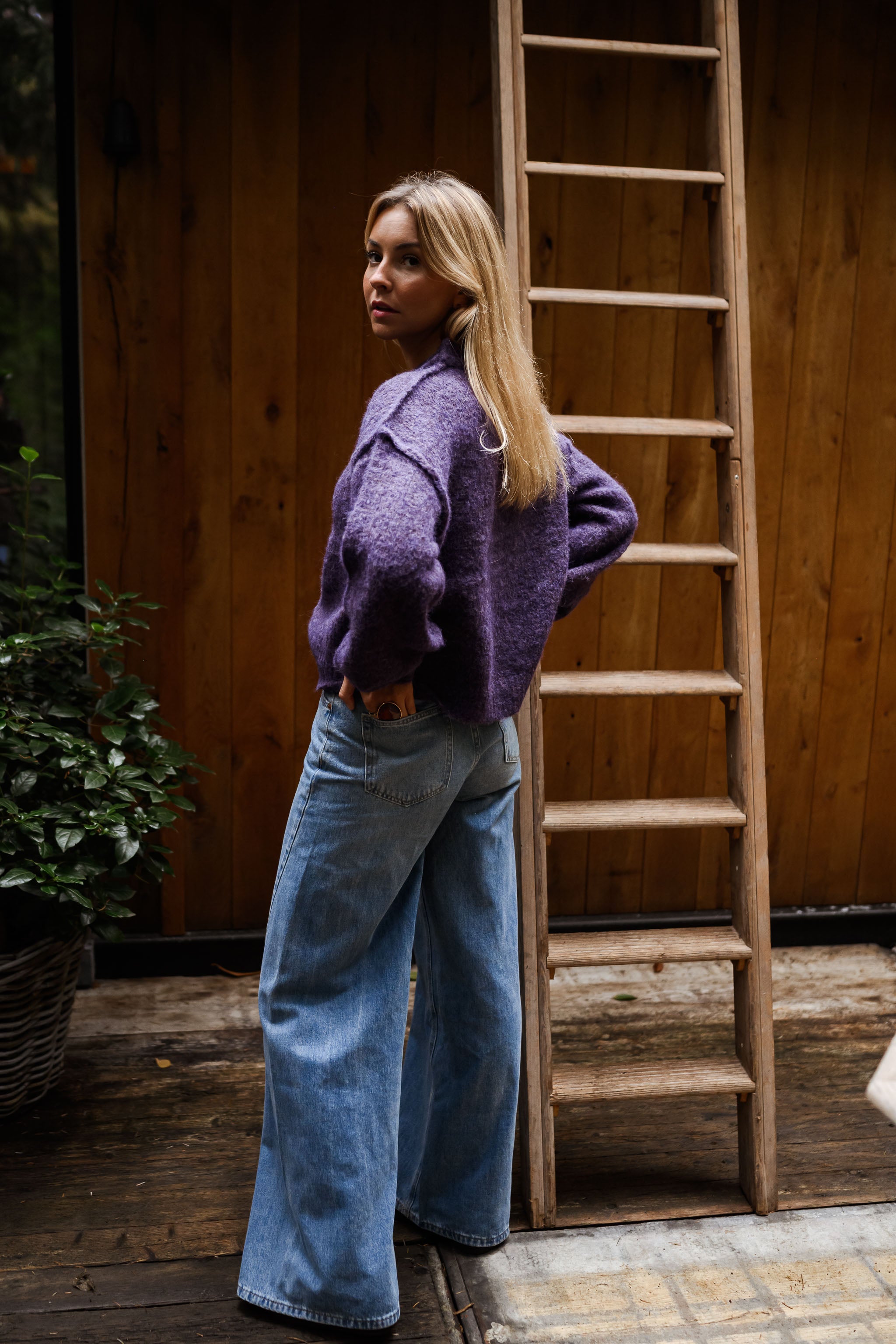 Purple Romeo Sweater