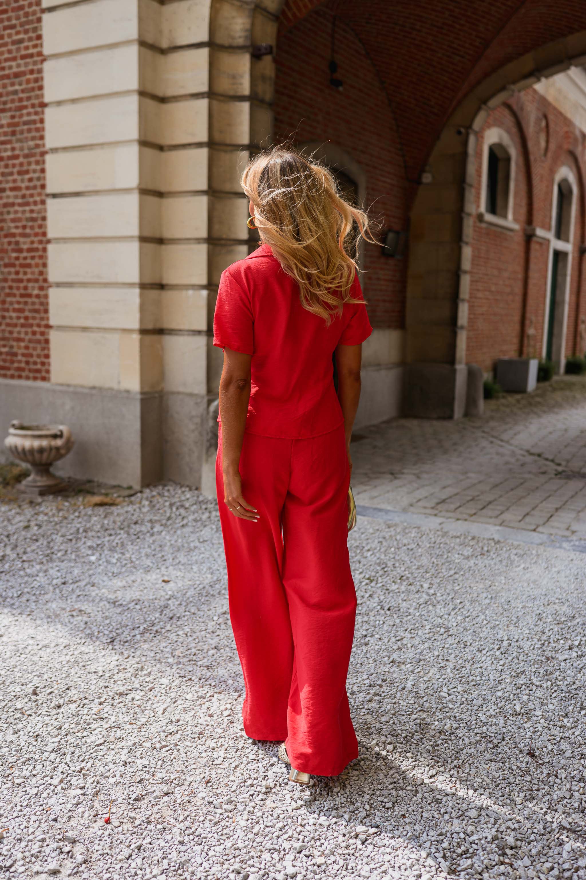 Red Eddy Pants