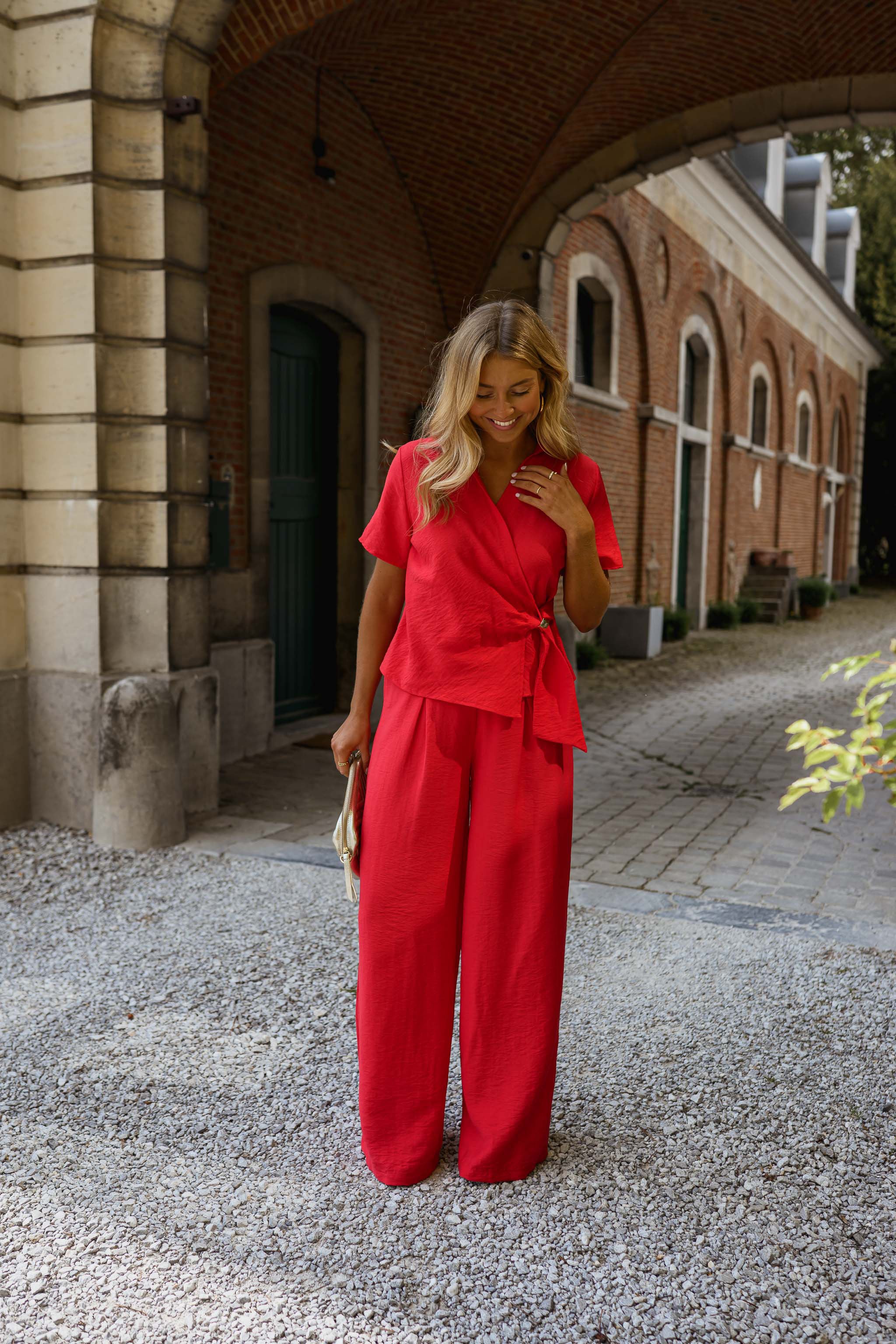 Red Eddy Pants