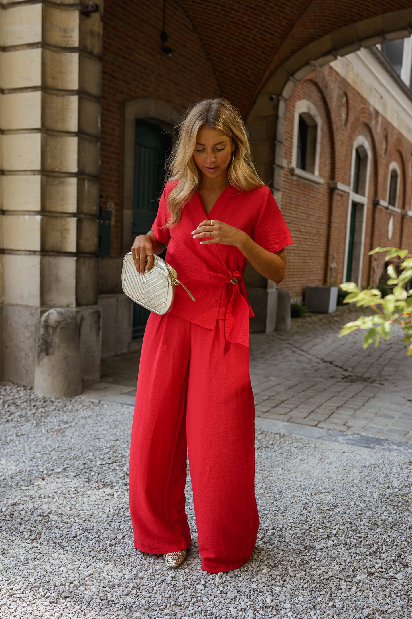 Red Eddy Pants