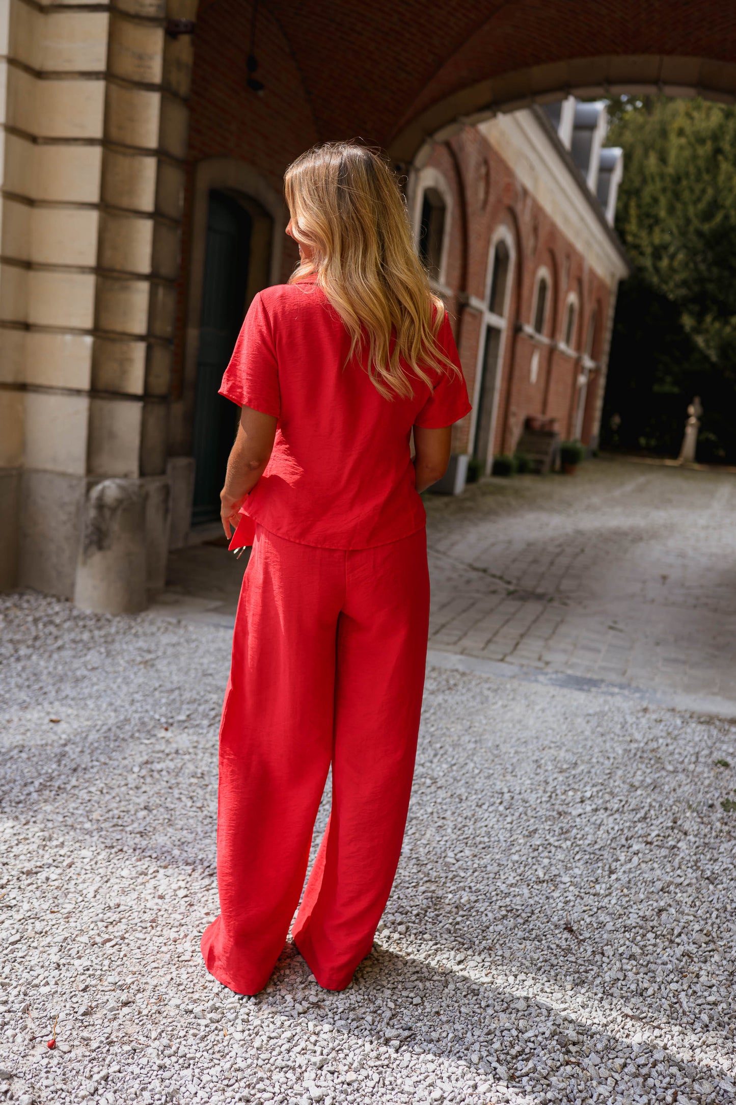 Red Eddy Pants