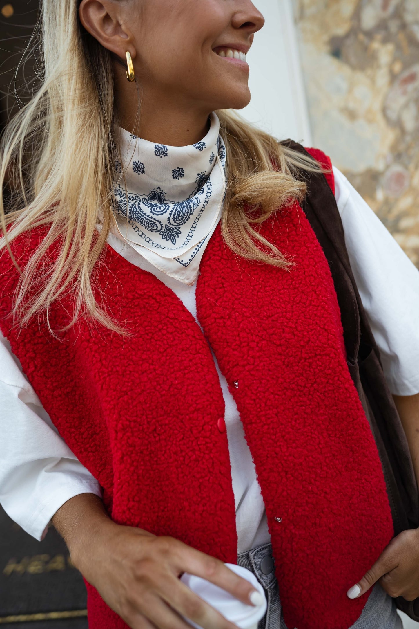 Red Kara Vest