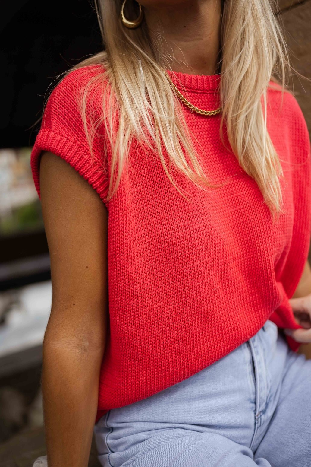 Red Kathia Sweater