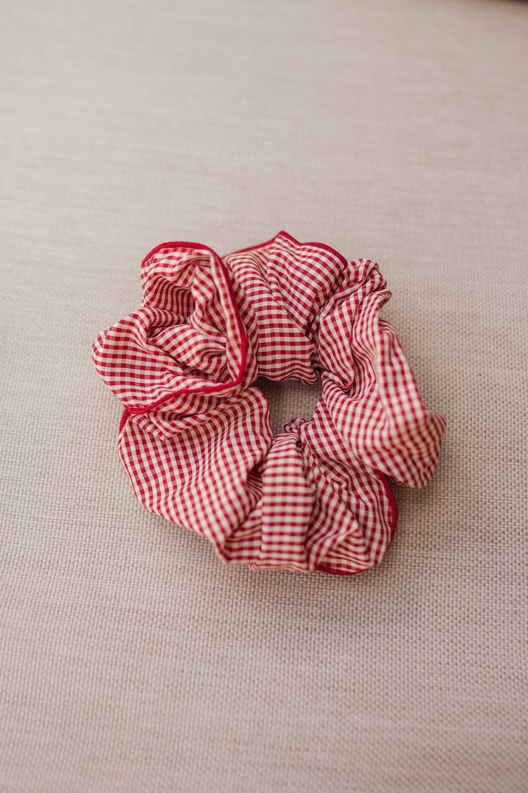 Red Rahi Scrunchie