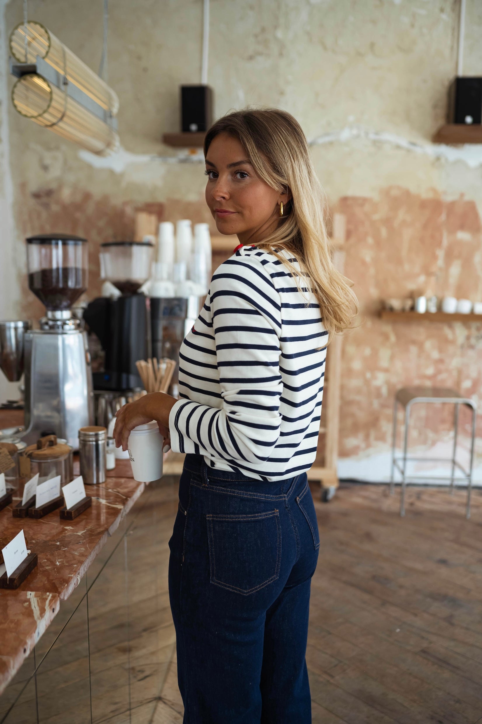 Striped Kiss T-shirt