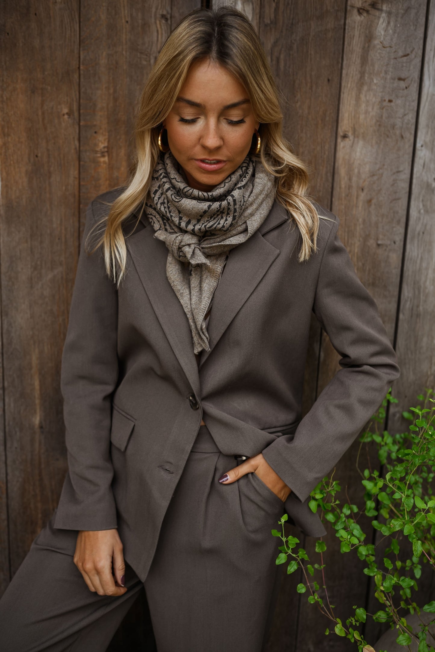 Taupe Bossy Blazer