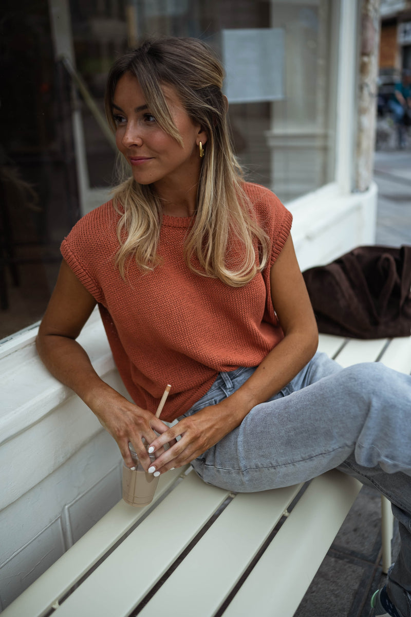 Terracotta Kathia Sweater