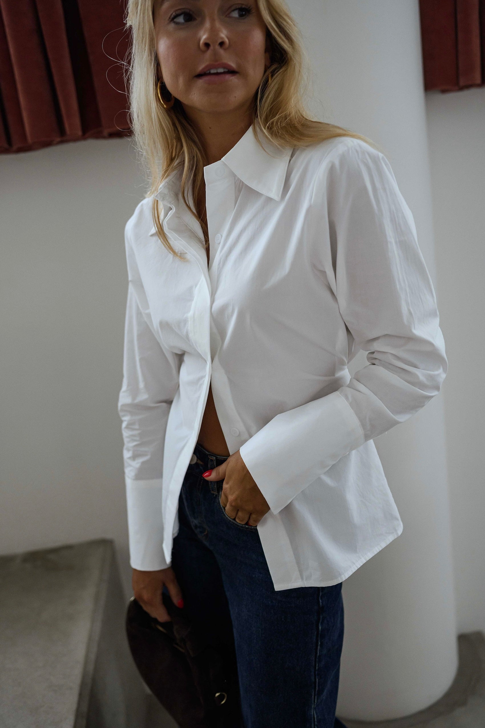 White Evolene Shirt