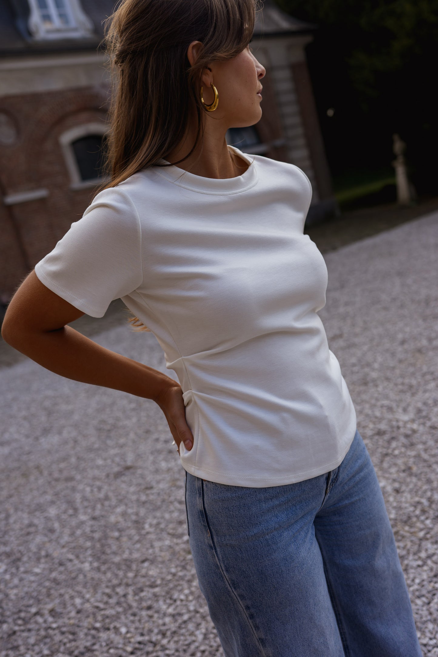 White Mila T-Shirt