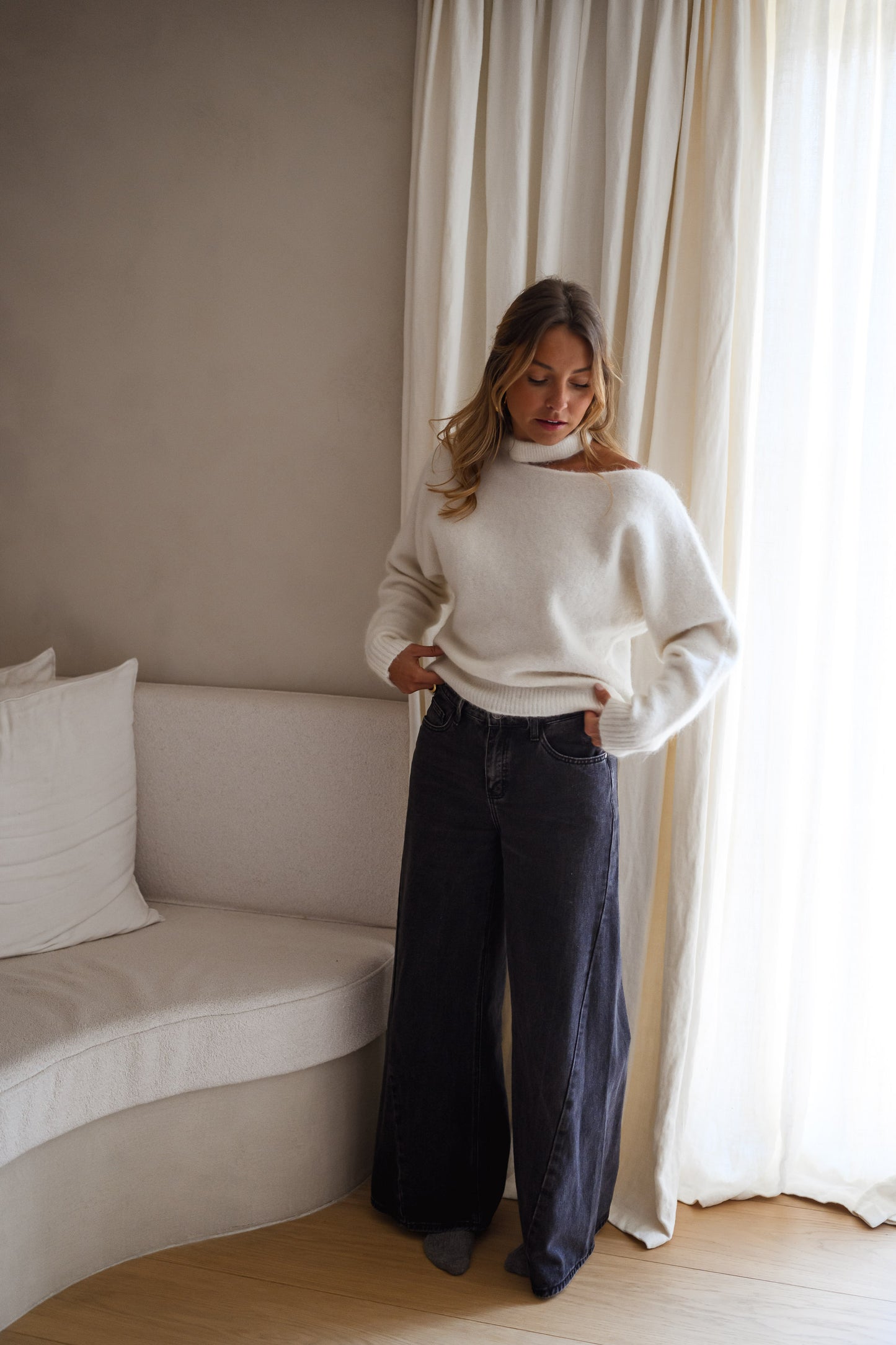 White Nuala Sweater