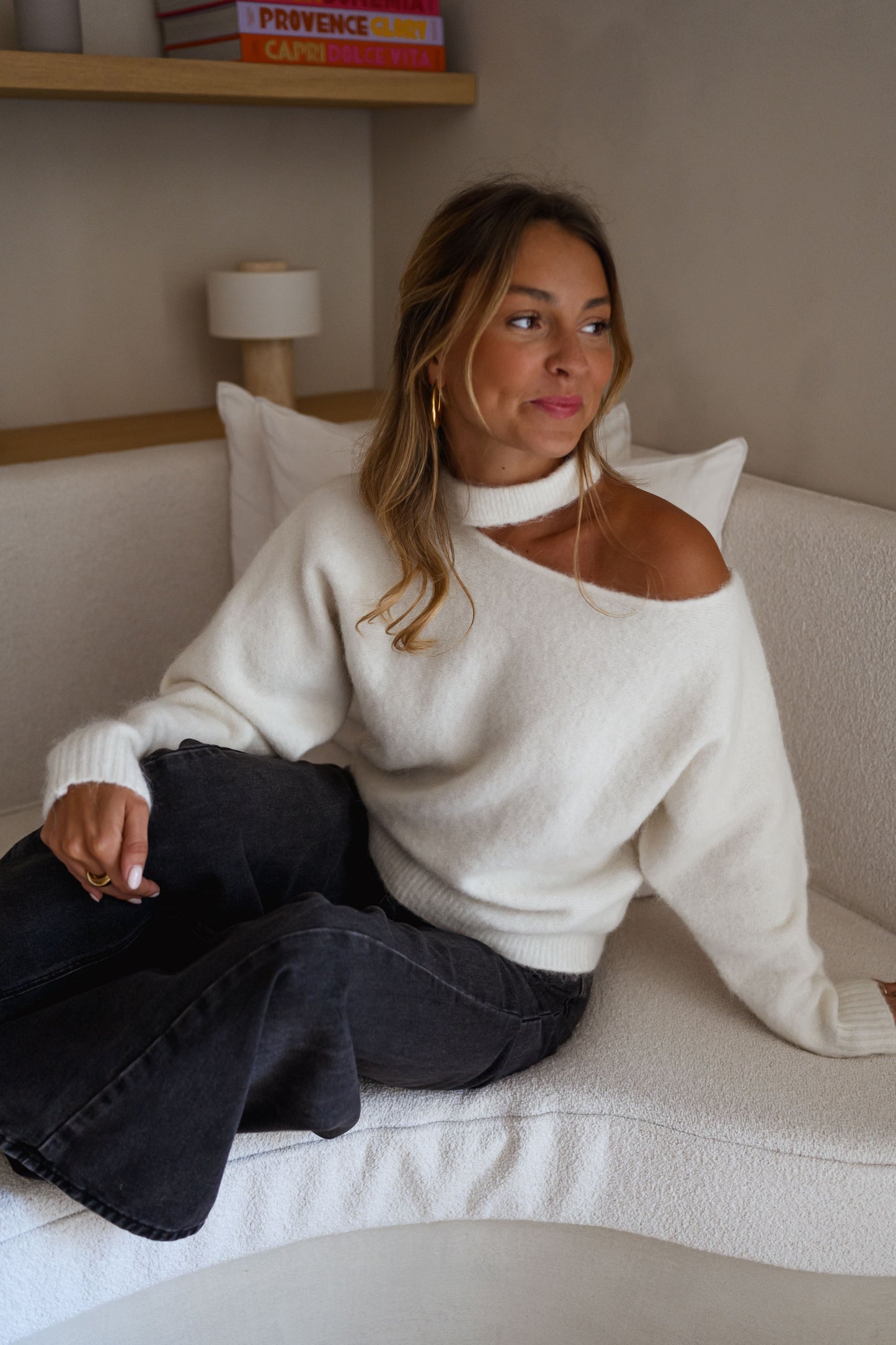 White Nuala Sweater
