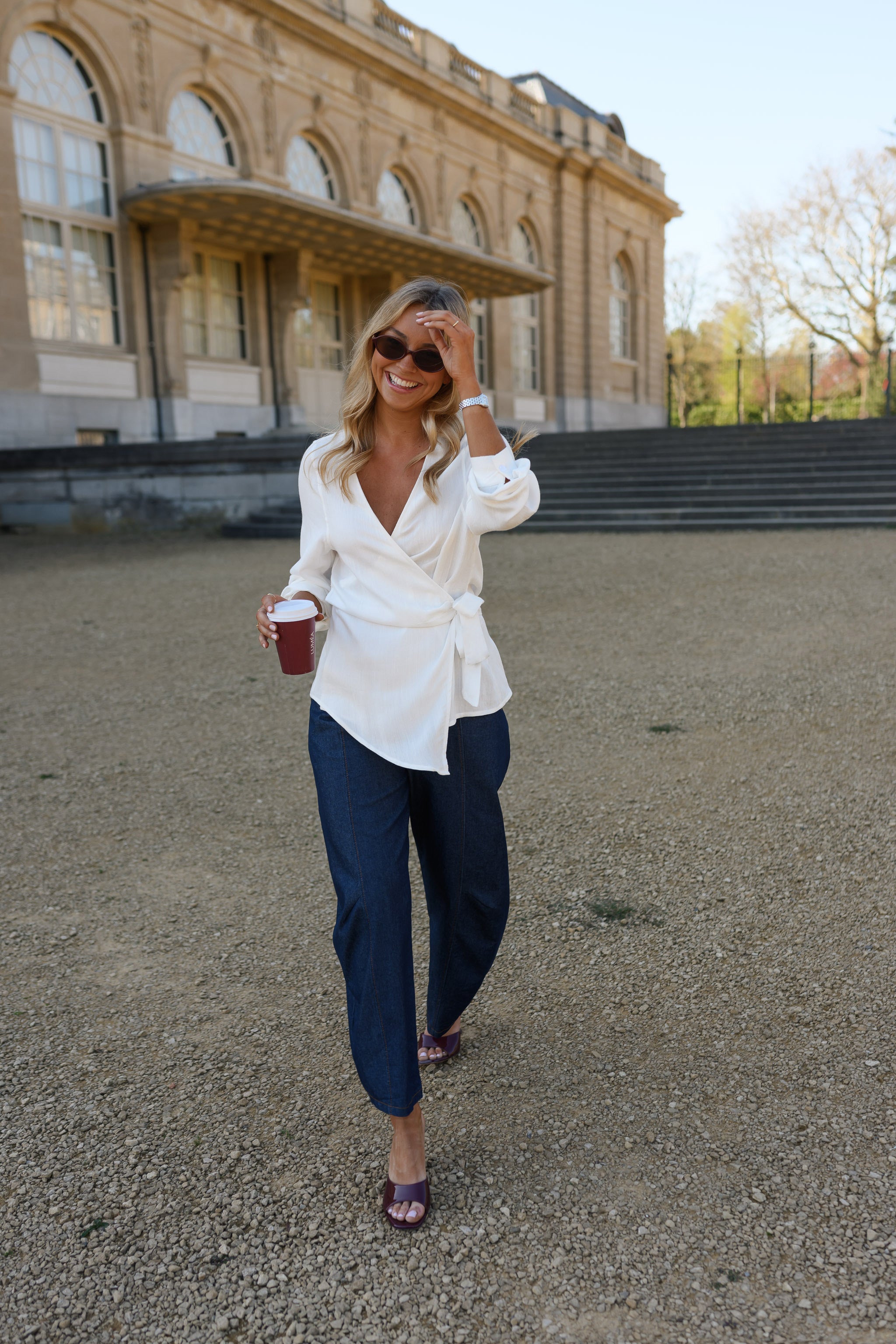 White Ophe Blouse