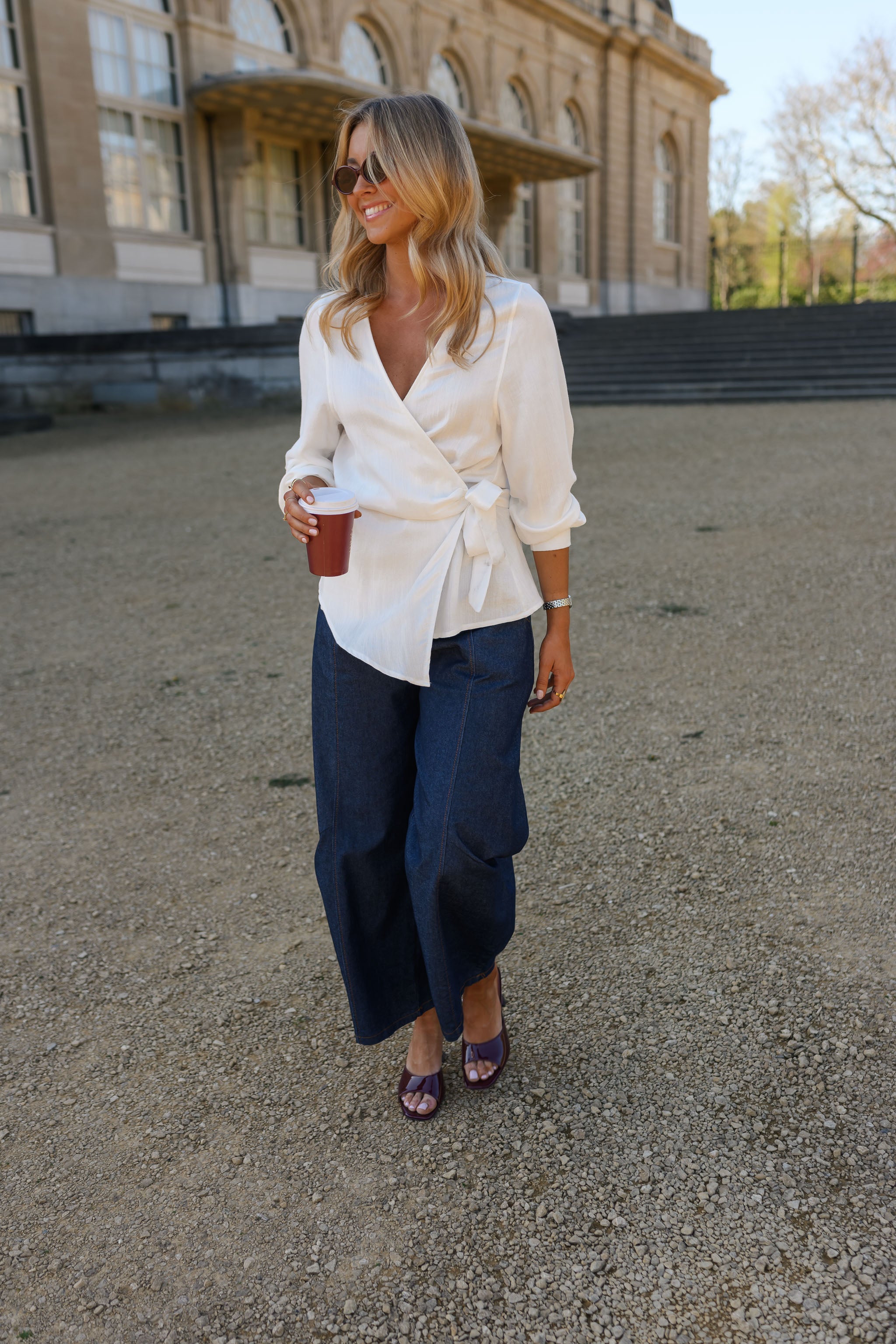 White Ophe Blouse