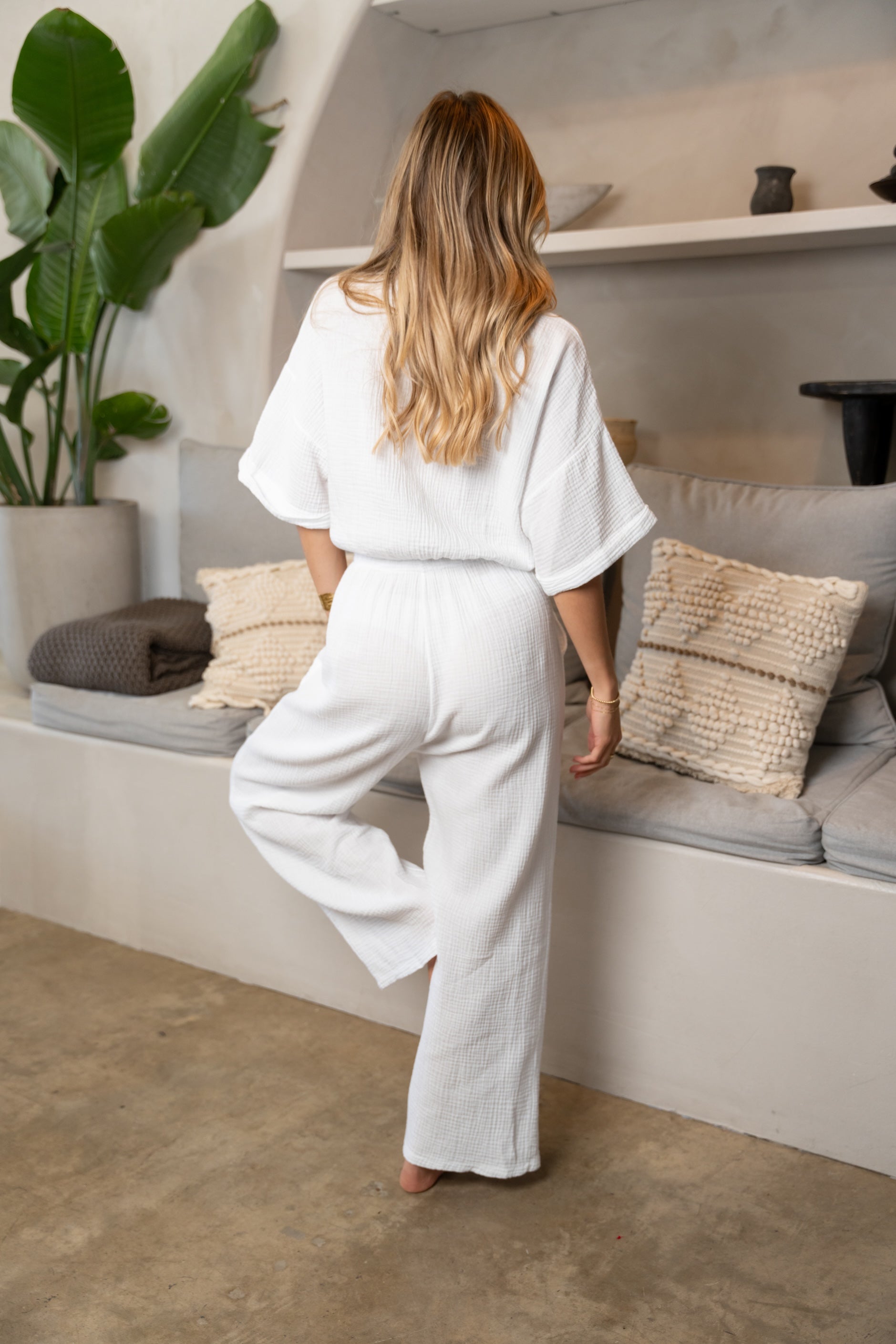 White Toma Jumpsuit
