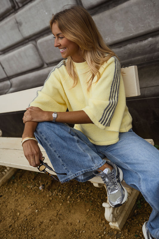 Yellow Larry Sweater