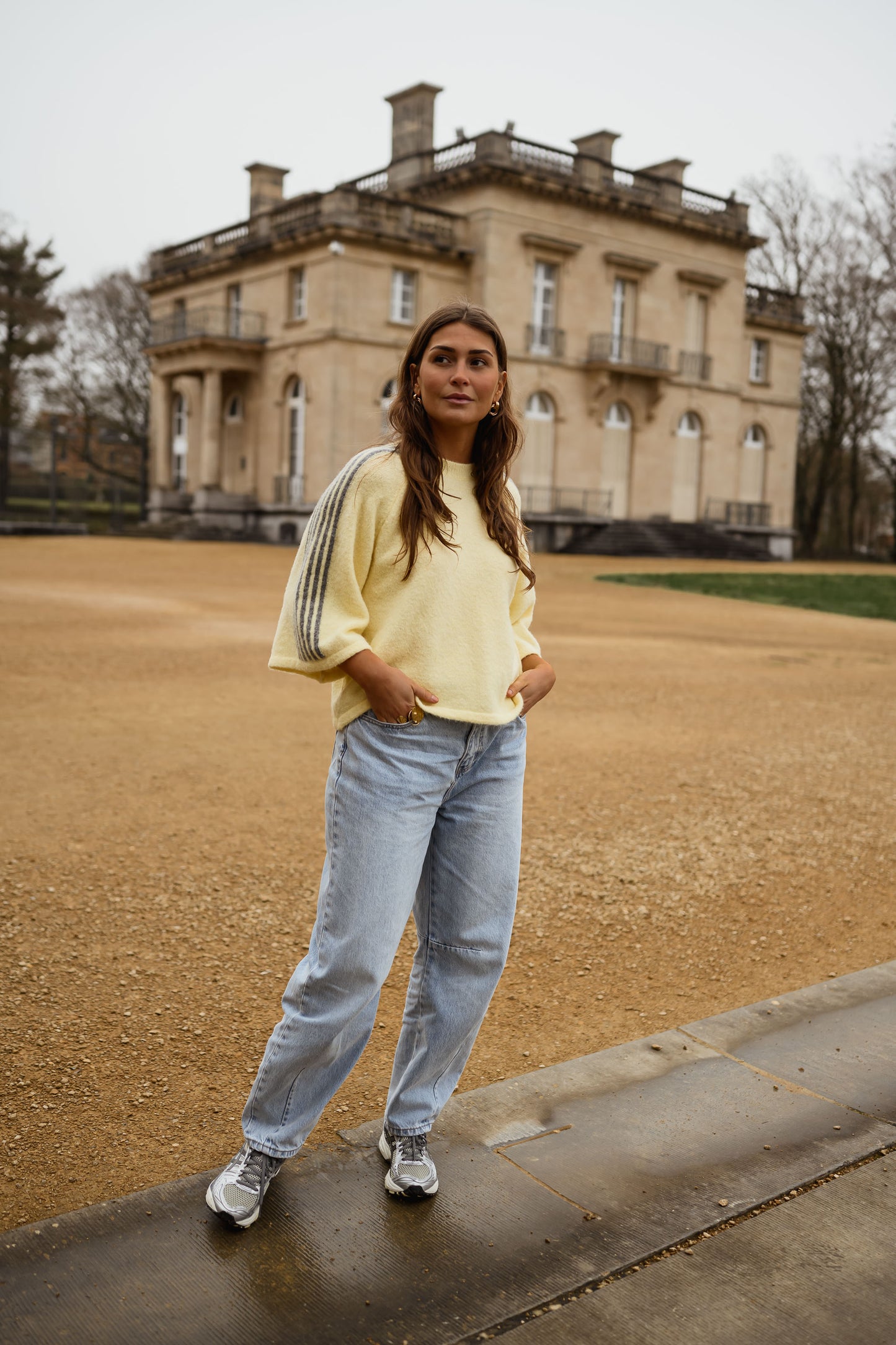 Yellow Larry Sweater