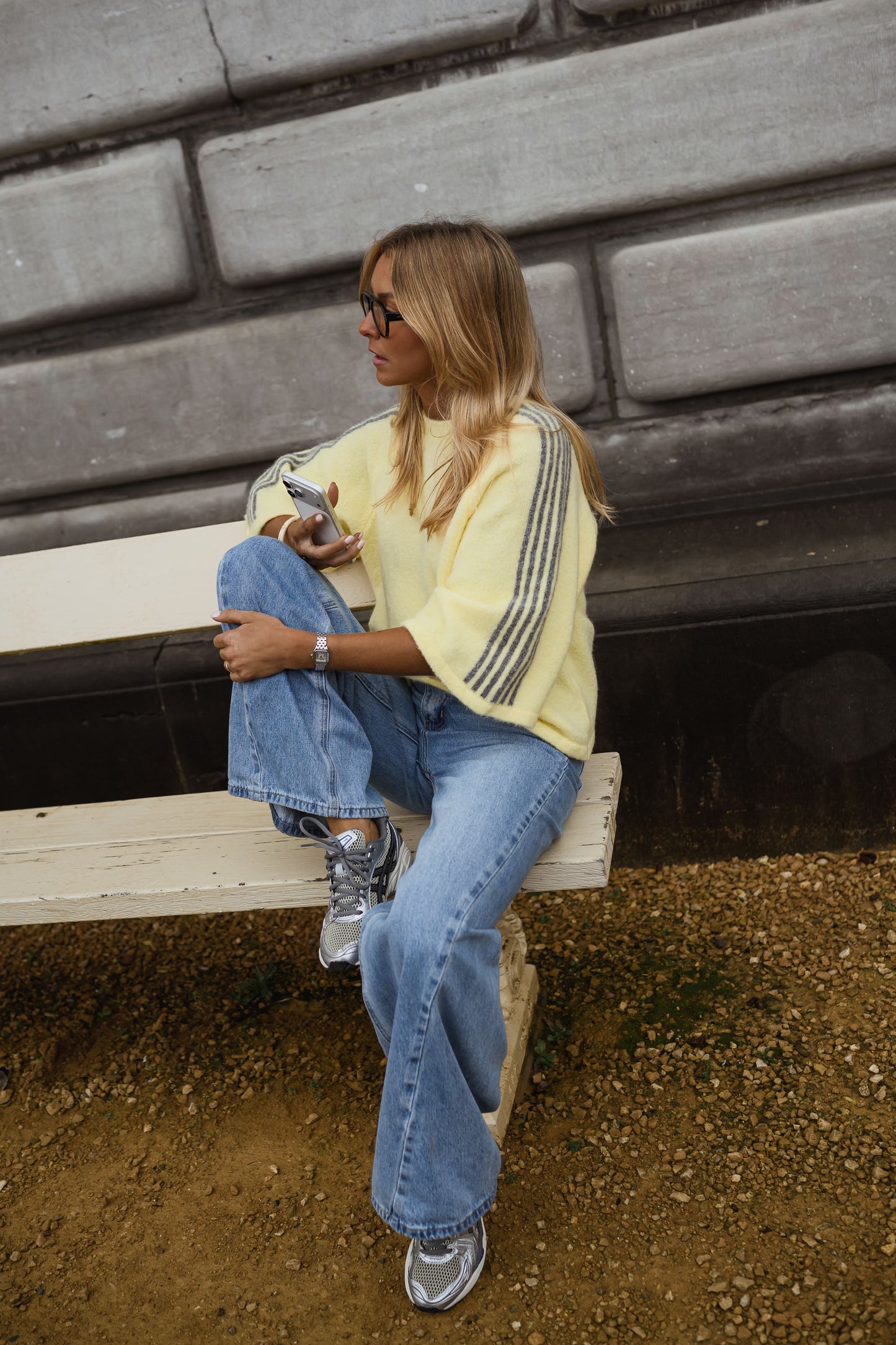 Yellow Larry Sweater