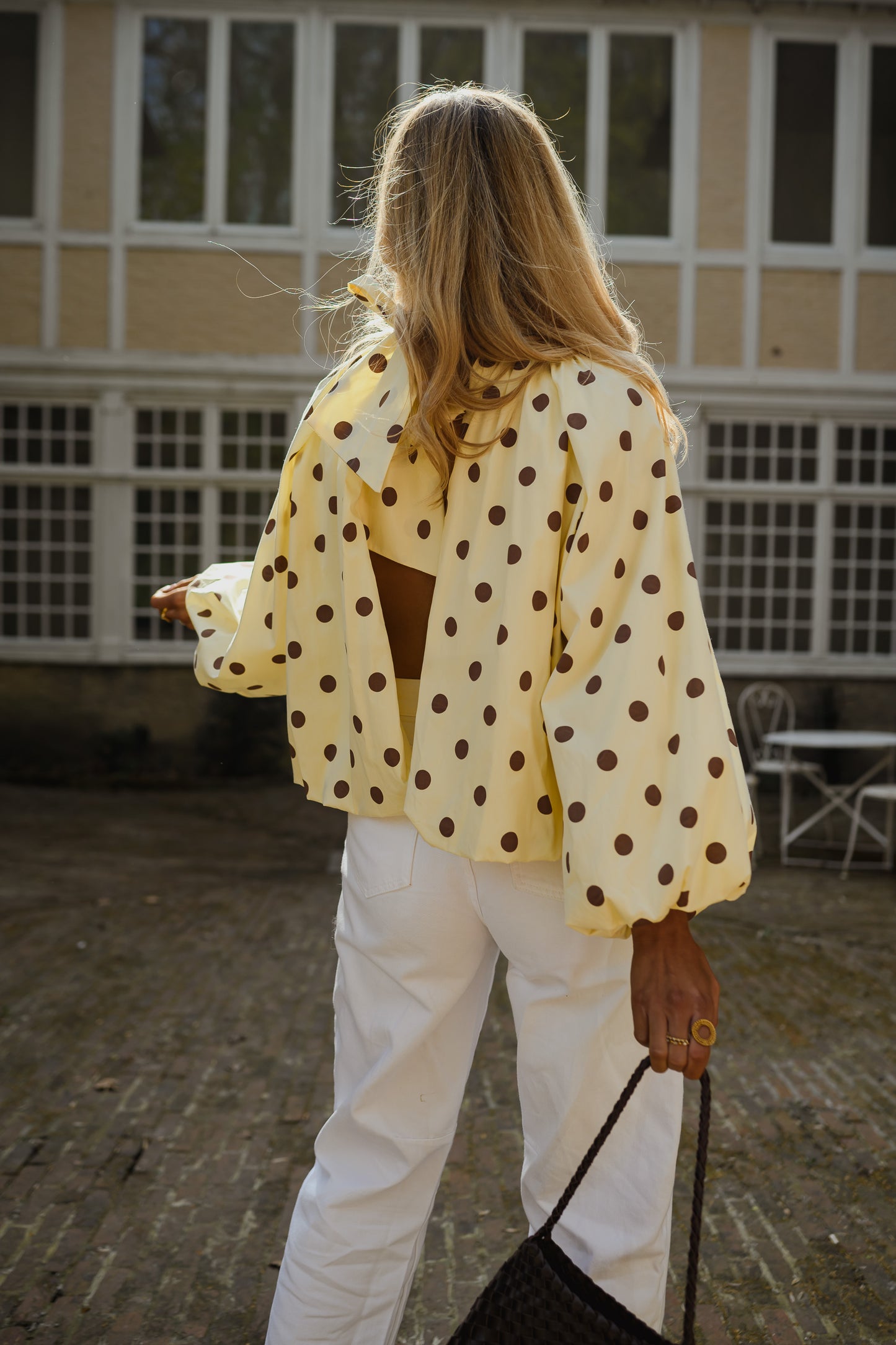 Yellow Polka Dot Laurya Blouse