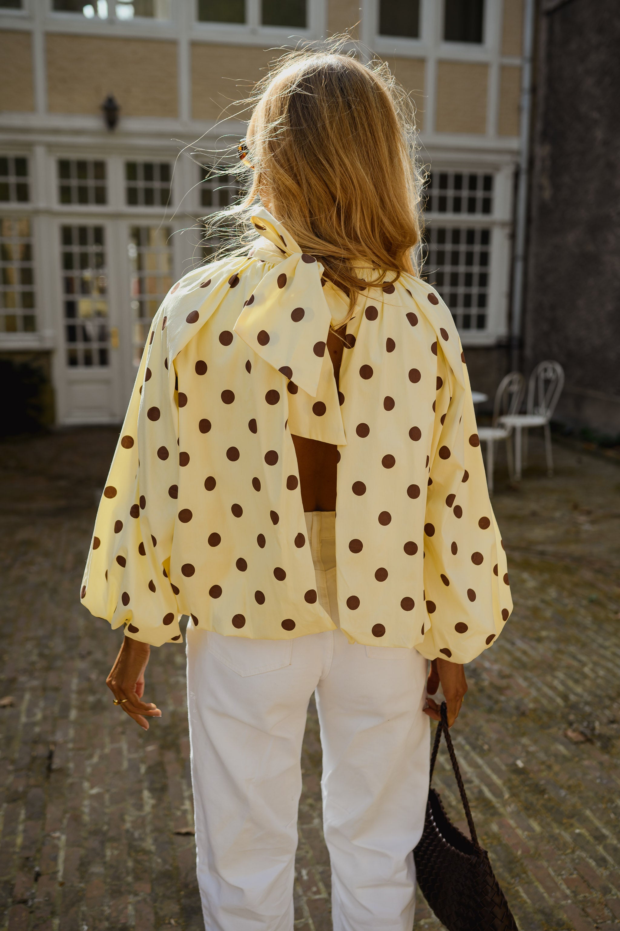 Yellow Polka Dot Laurya Blouse