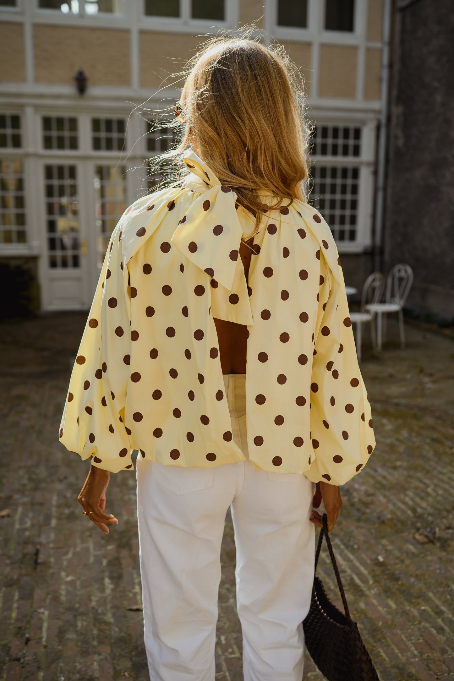 Yellow Polka Dot Laurya Blouse