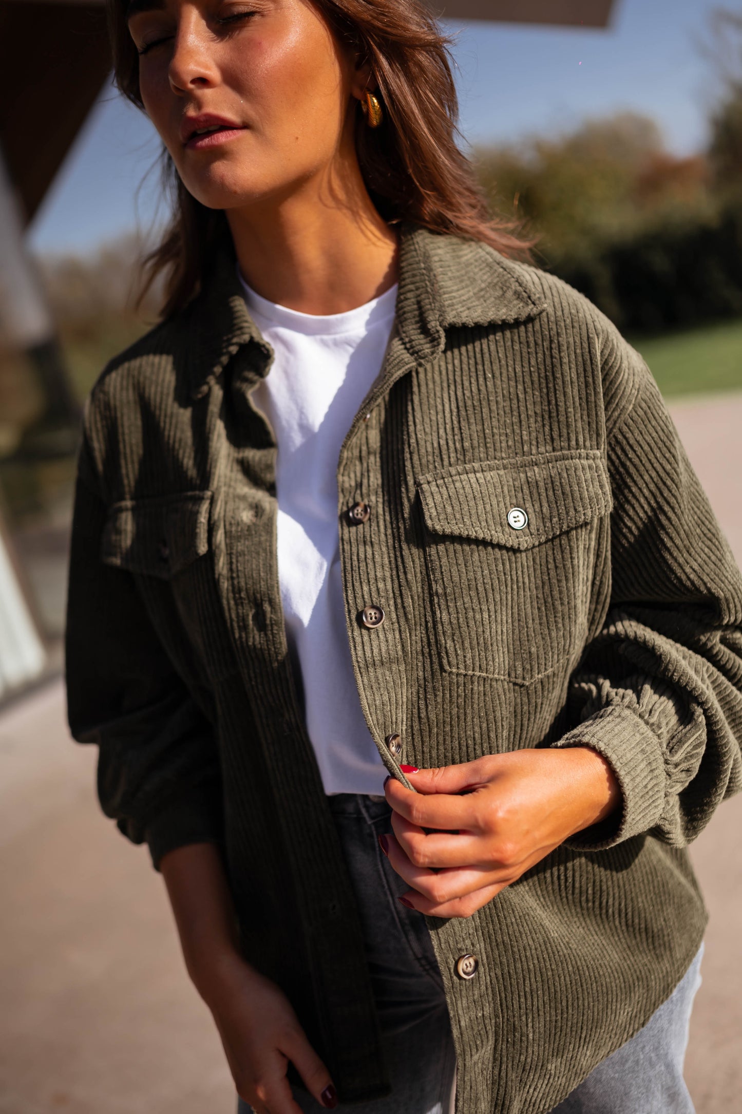 Khaki Louana Overshirt