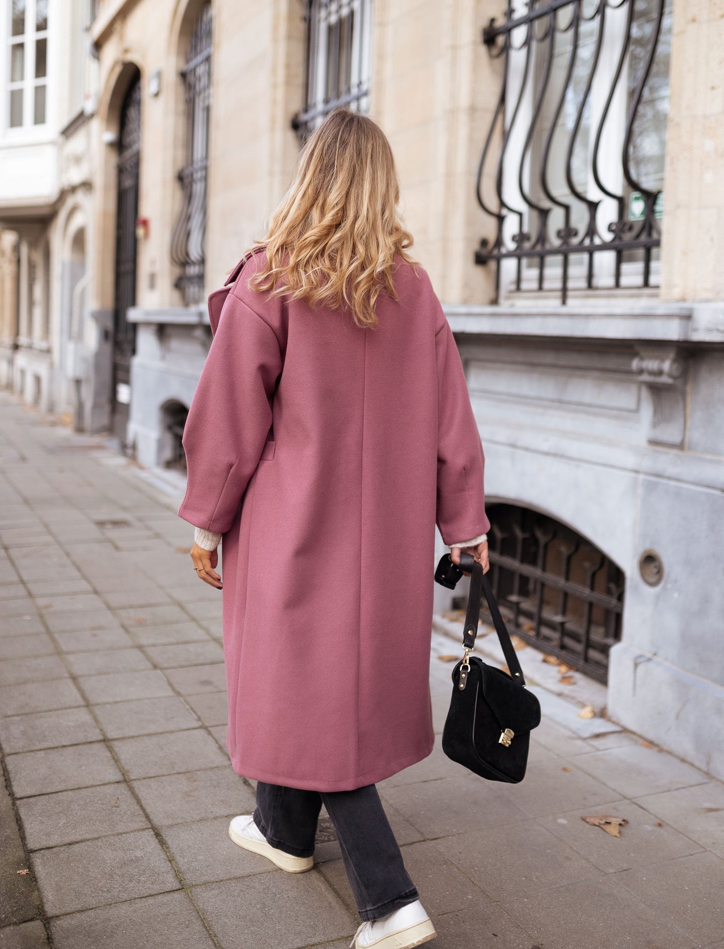 Pink Ortal Coat - Easy Clothes North America