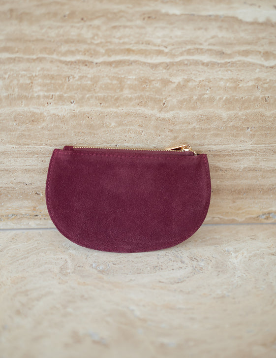 Burgundy Toina Coin Purse