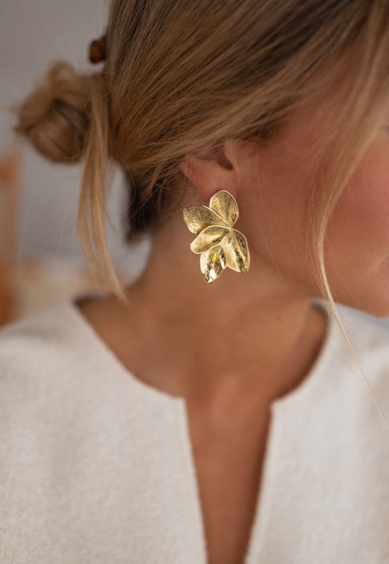 Golden Enza Earrings