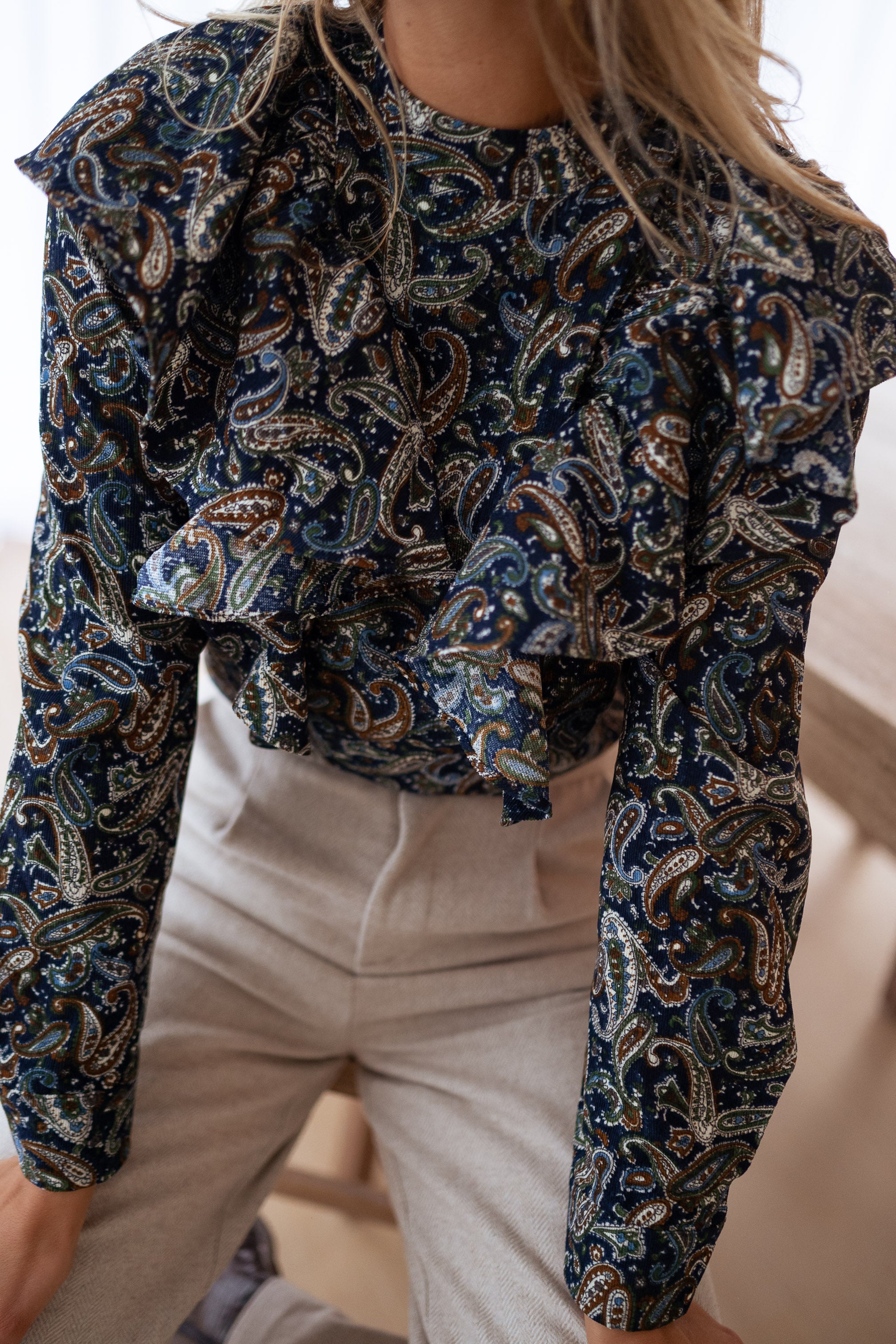 Patterned Meline Blouse
