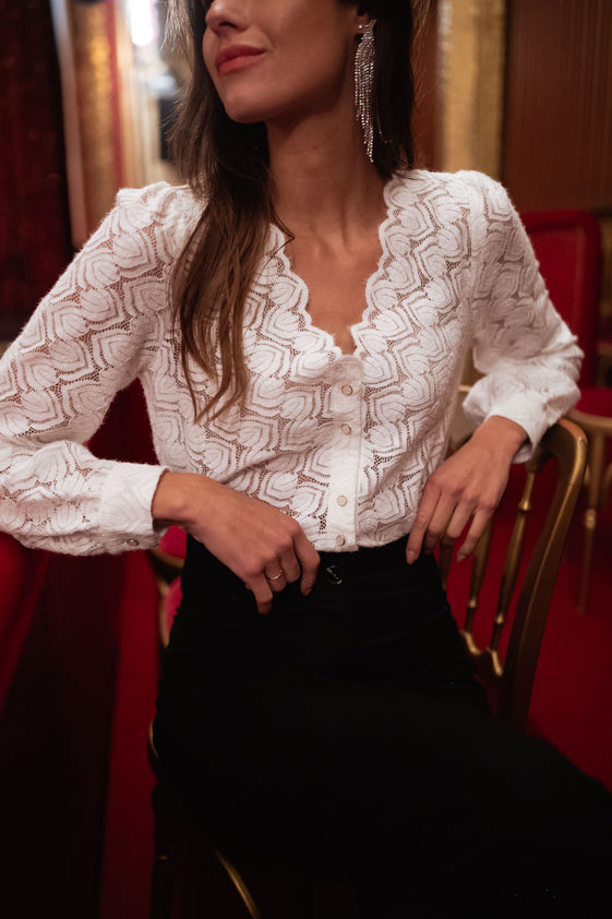 White Morgane Blouse