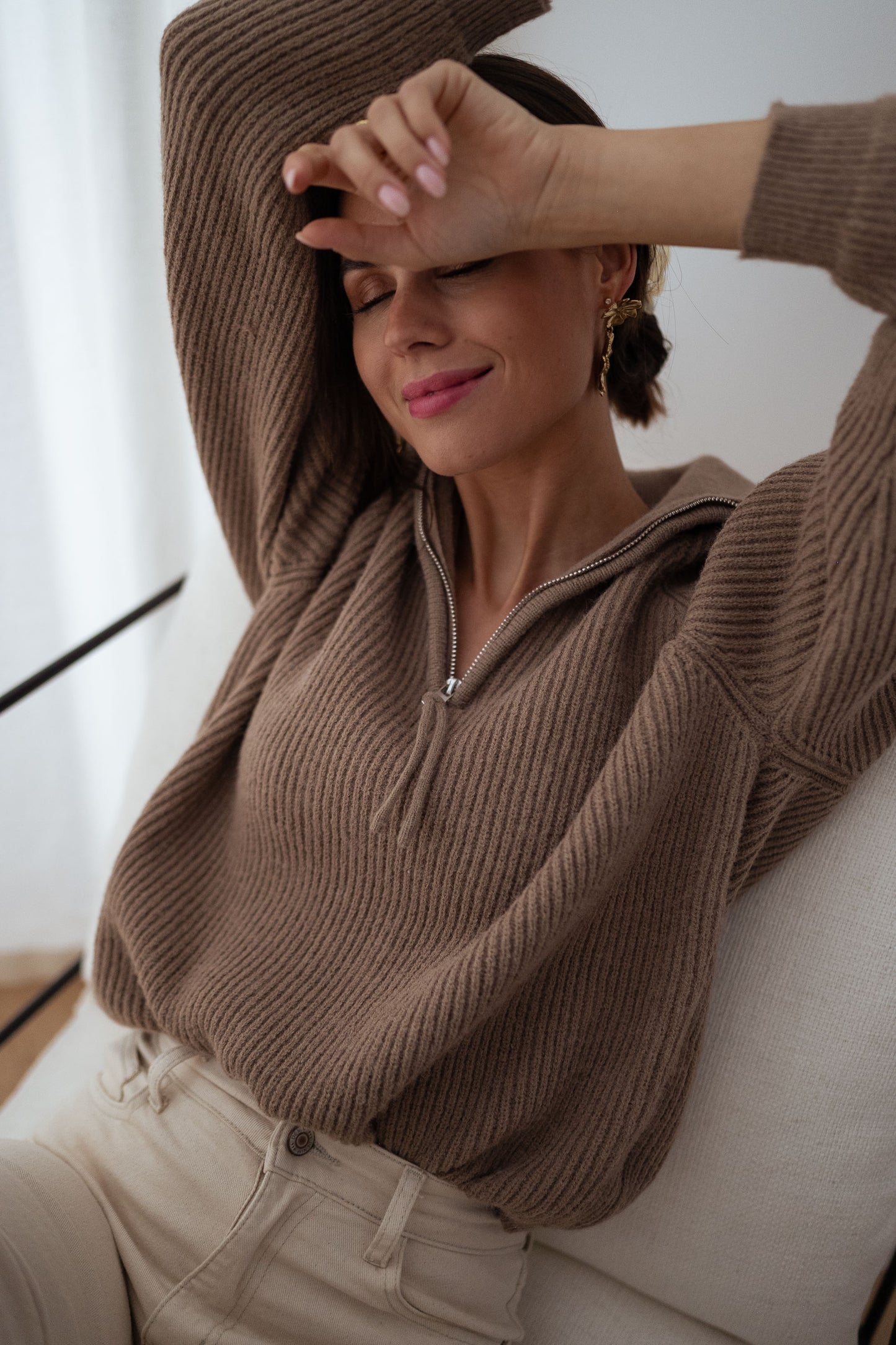 Taupe Eddy Sweater