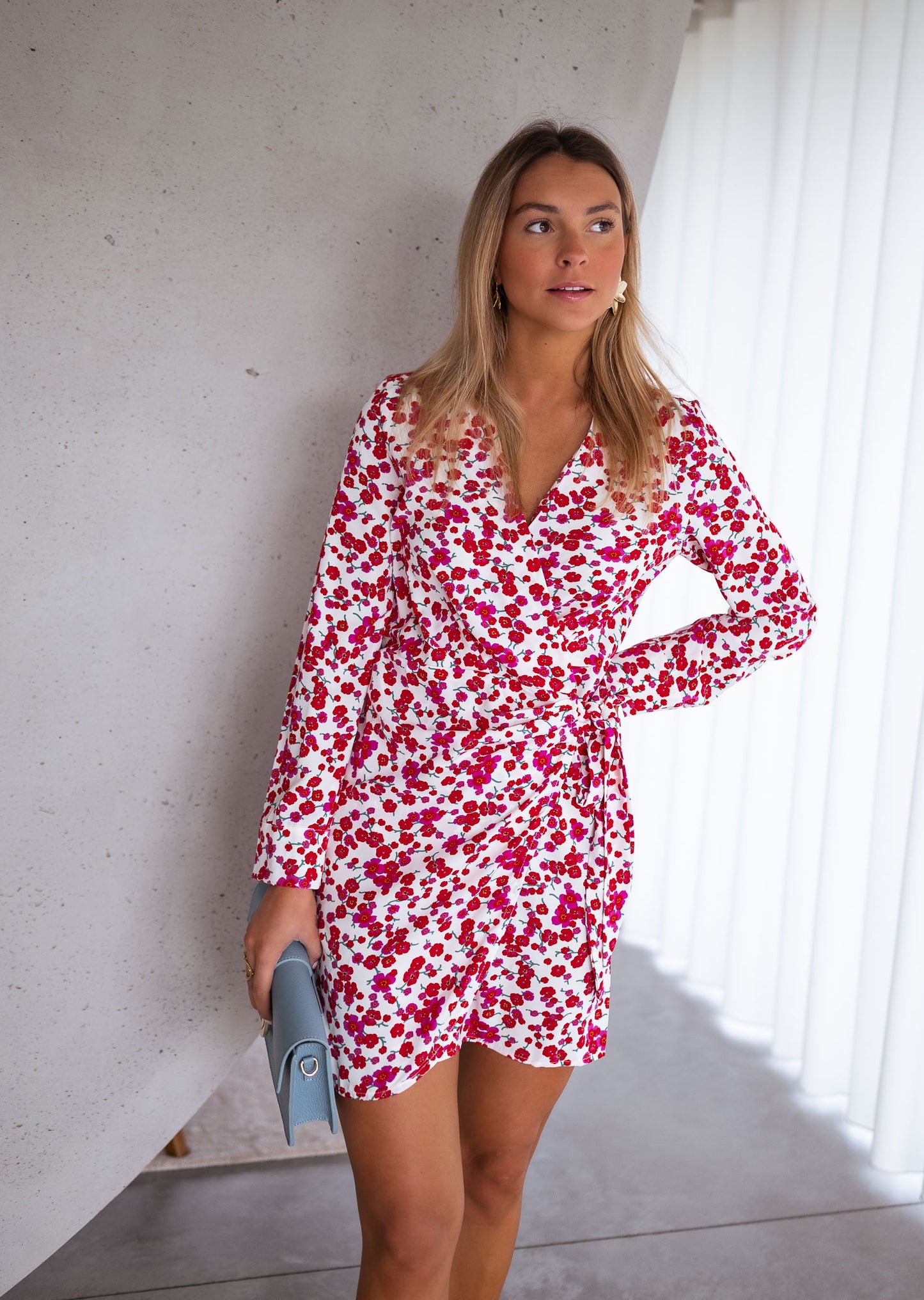 White Floral Camilia Dress